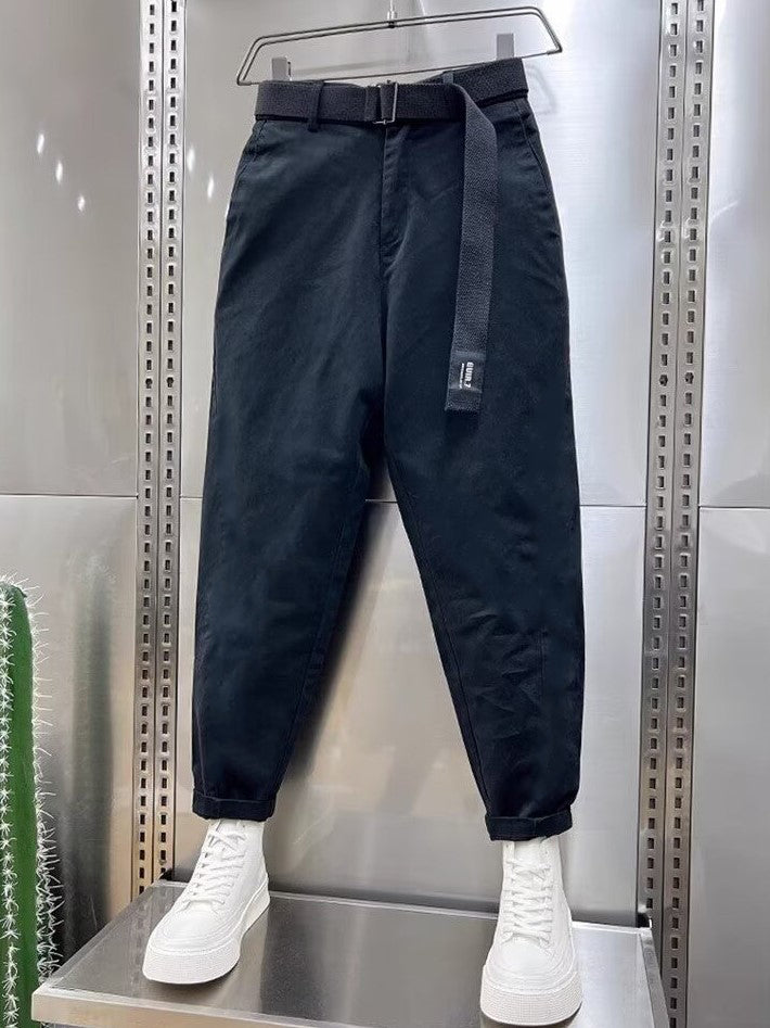 Laurent™ | Spodnie Capri z Pasekiem