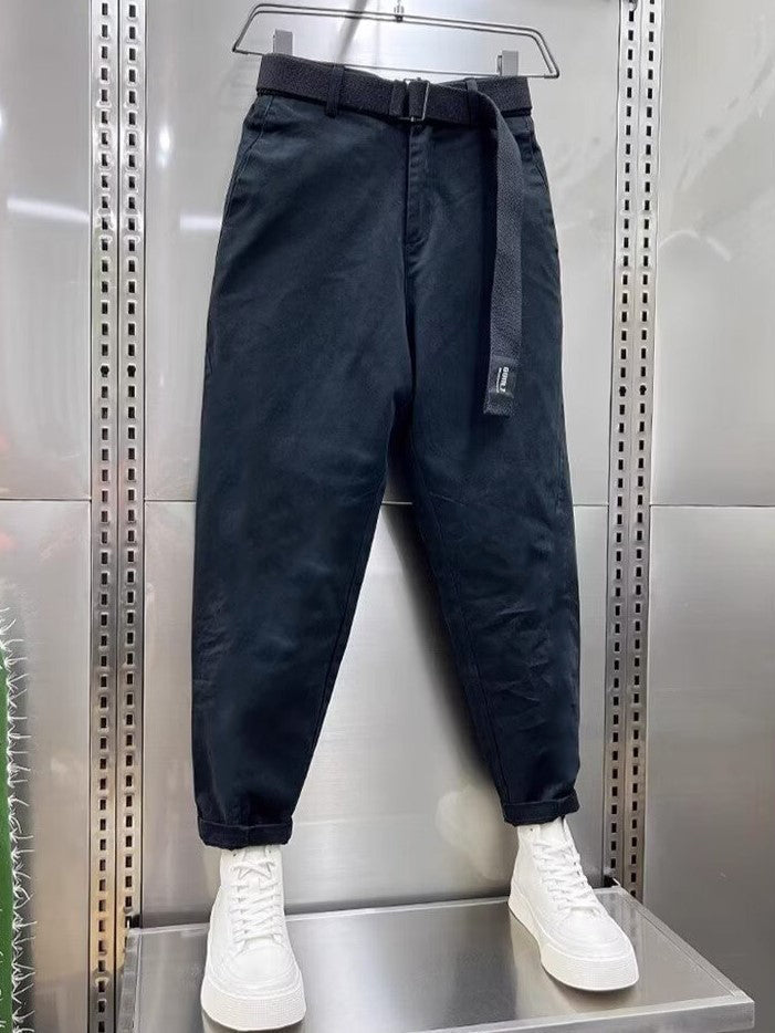 Laurent™ | Spodnie Capri z Pasekiem