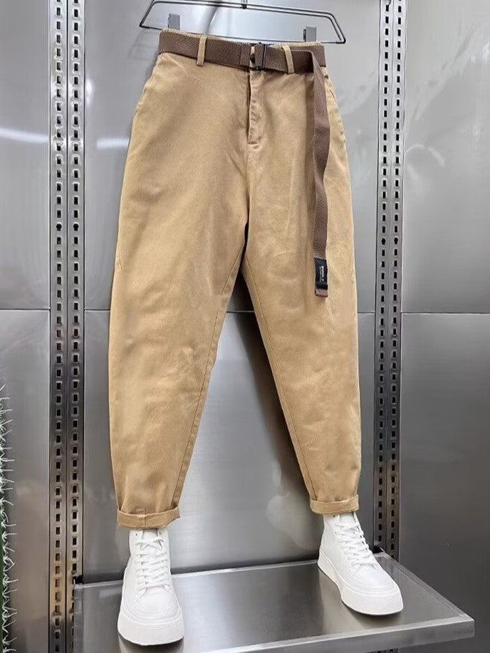 Laurent™ | Spodnie Capri z Pasekiem