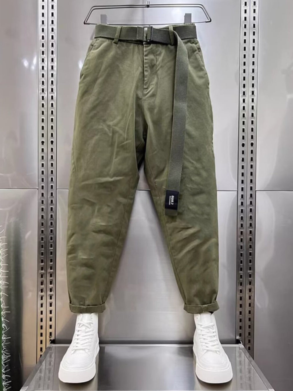 Laurent™ | Spodnie Capri z Pasekiem