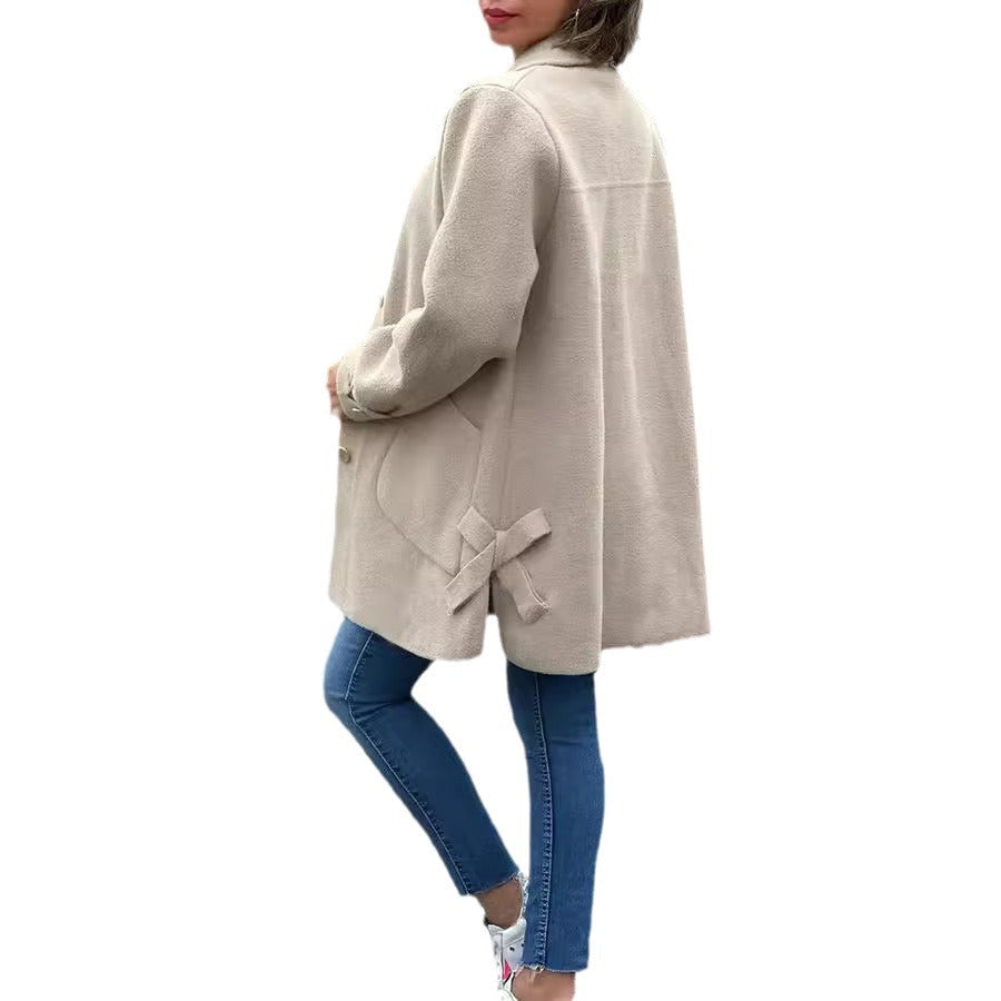 Moana™ | Klasyczny Płaszcz Oversized z Detalami w Postaci Kokardy