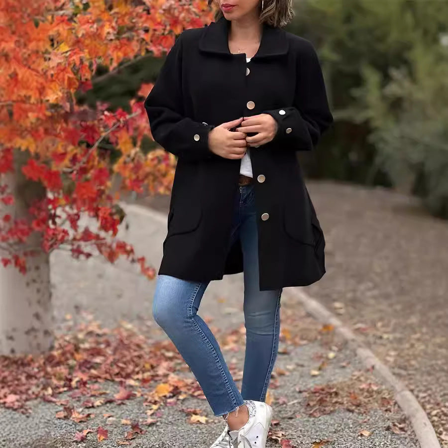 Moana™ | Klasyczny Płaszcz Oversized z Detalami w Postaci Kokardy