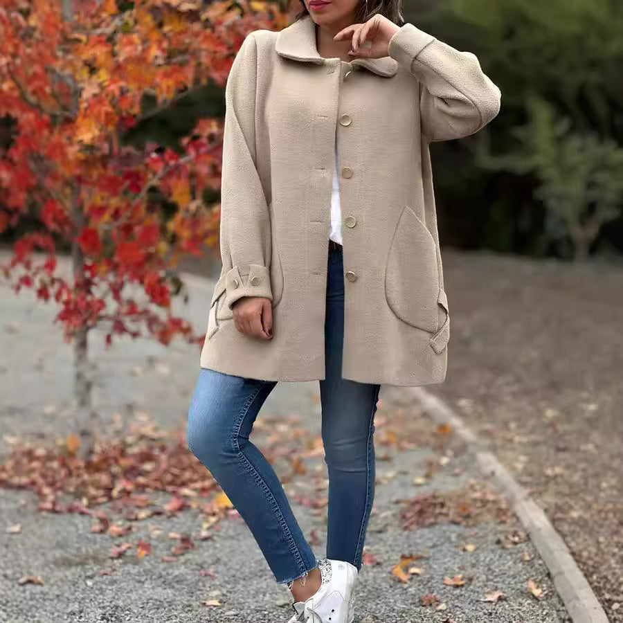 Moana™ | Klasyczny Płaszcz Oversized z Detalami w Postaci Kokardy