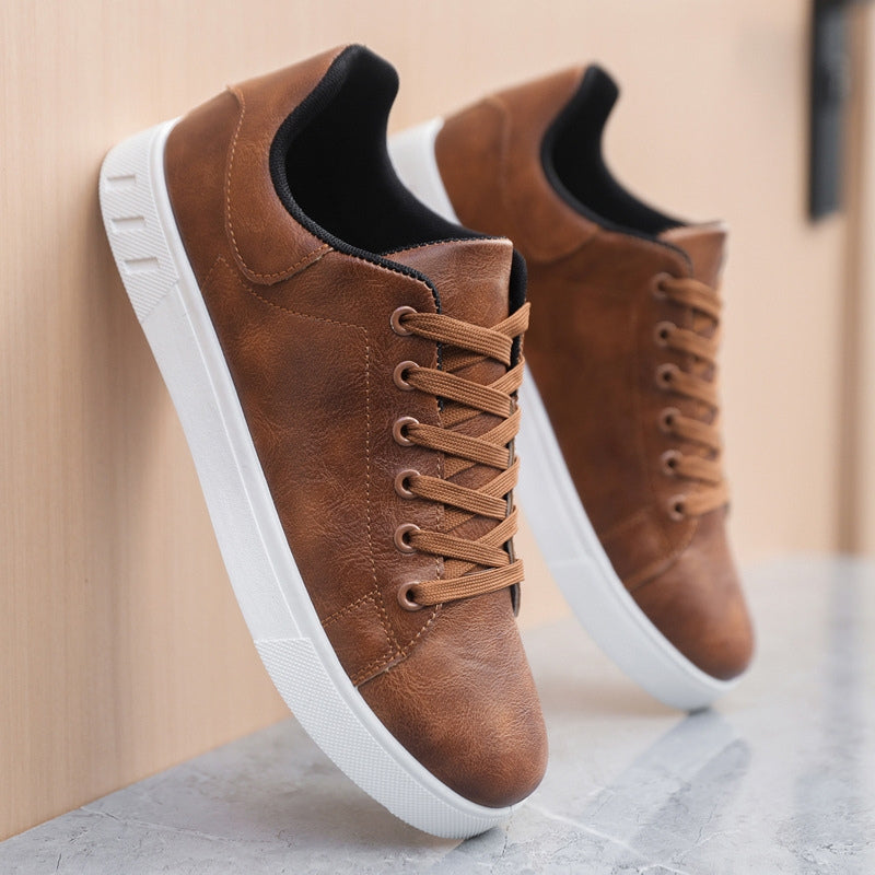 Diesel | Męskie Skórzane Sneakersy