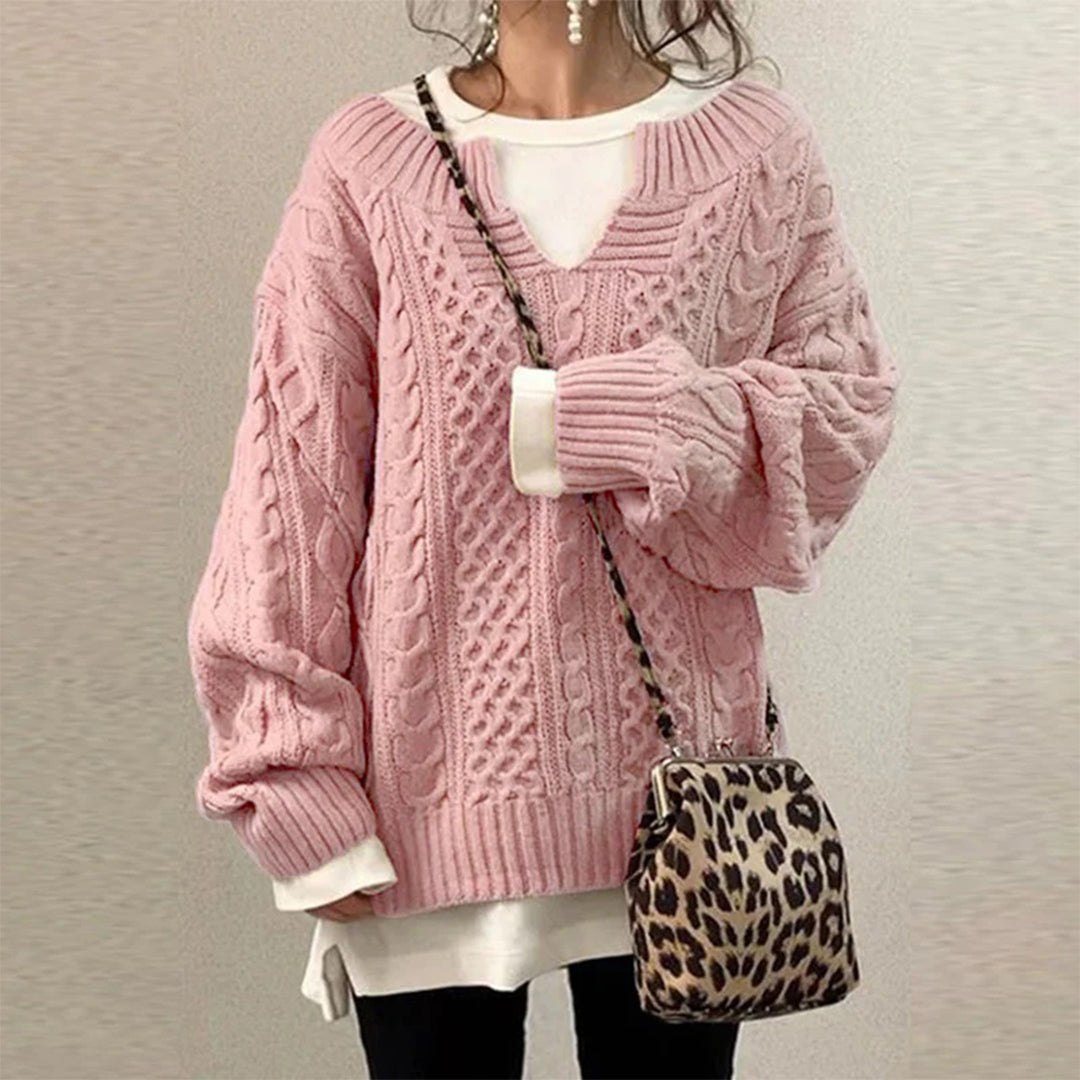 STACY | Oversized Sweter Dzianinowy