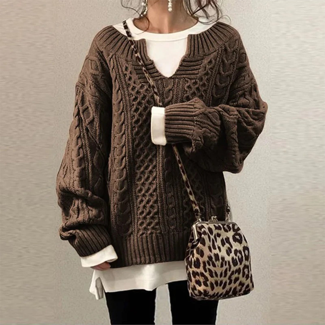 STACY | Oversized Sweter Dzianinowy