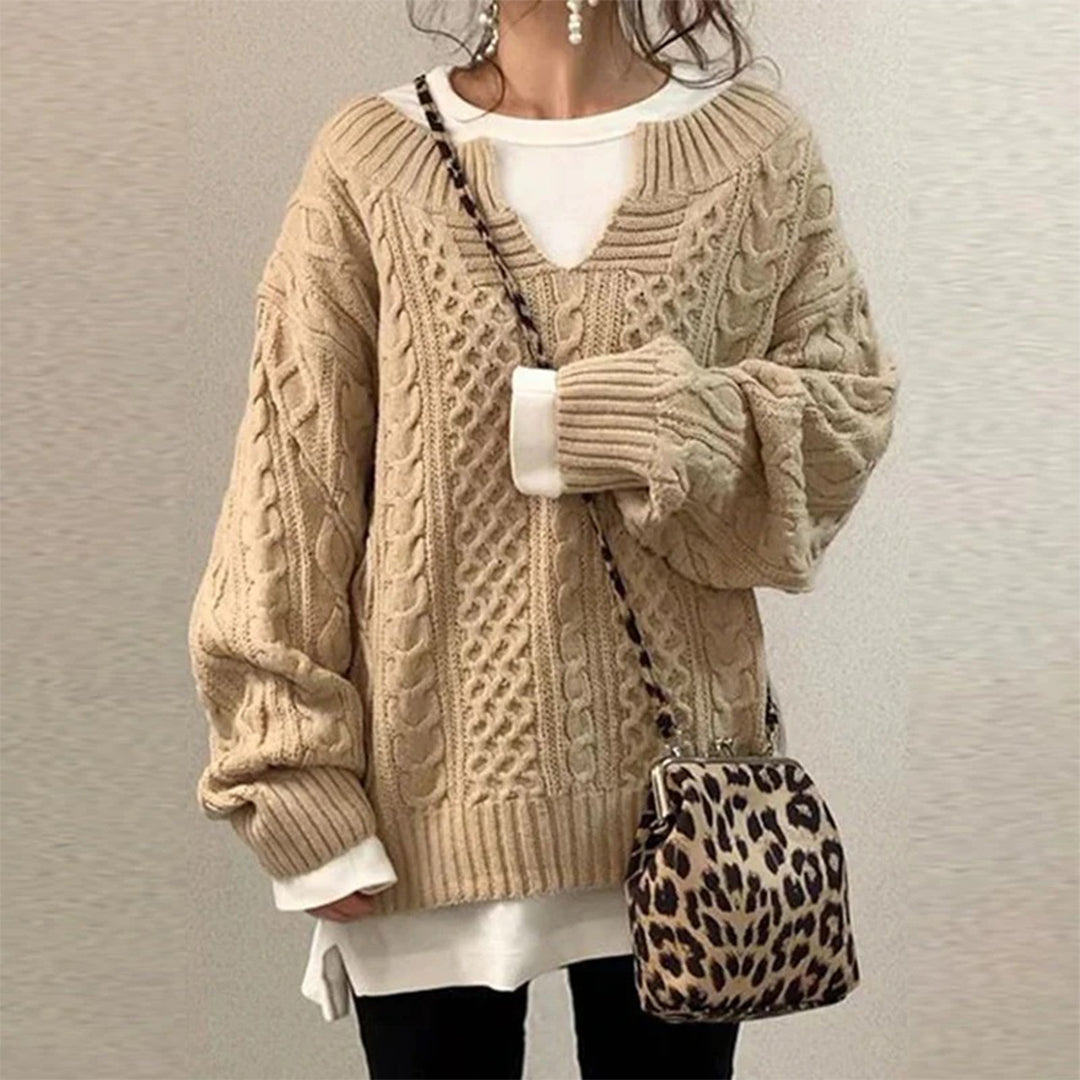 STACY | Oversized Sweter Dzianinowy