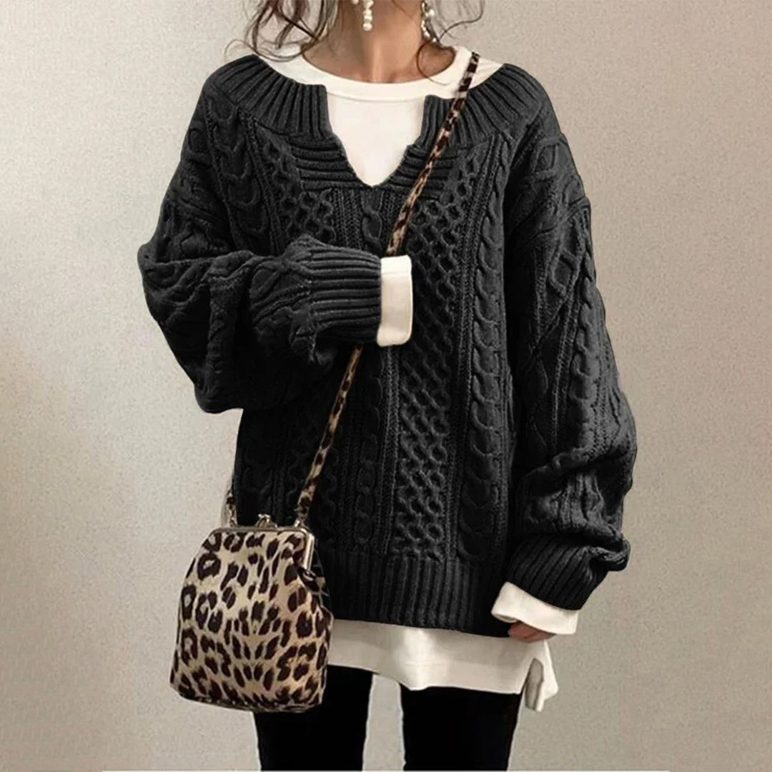STACY | Oversized Sweter Dzianinowy