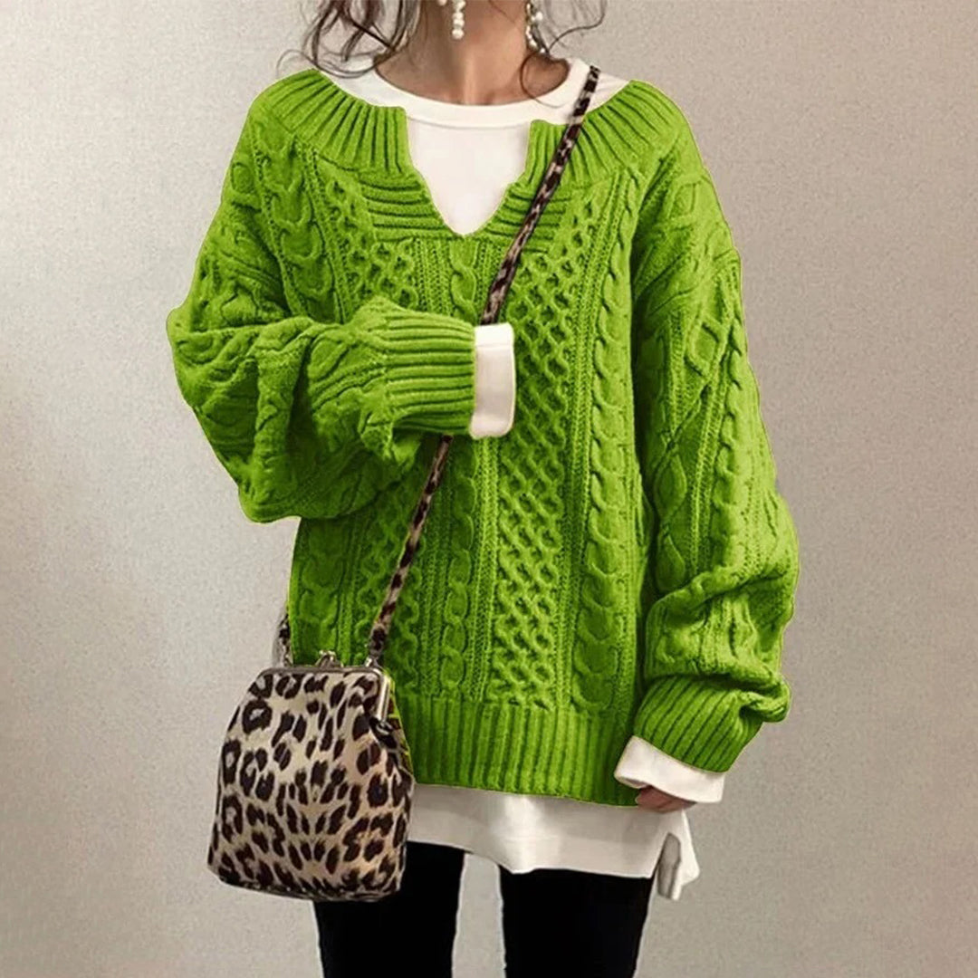 STACY | Oversized Sweter Dzianinowy