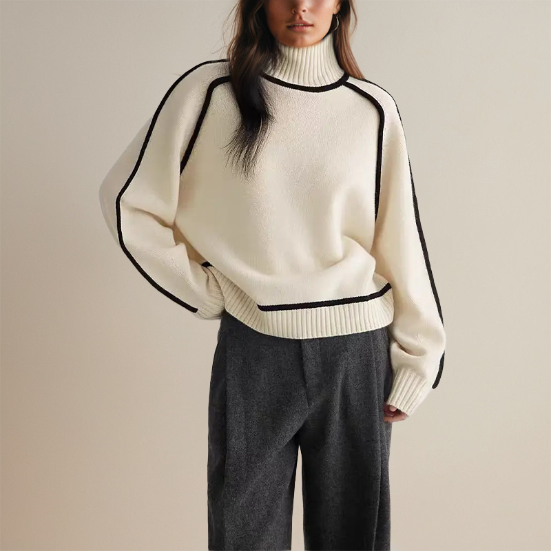 Lara | Sweter z golfem dla kobiet