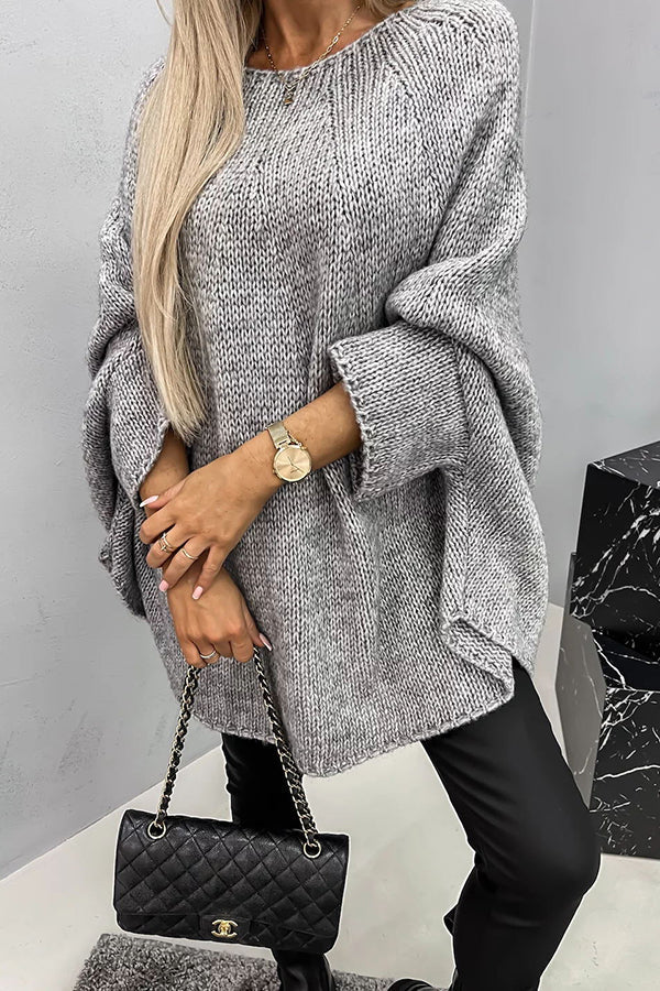 Madani | Sweter Damski Robiony na Drutach