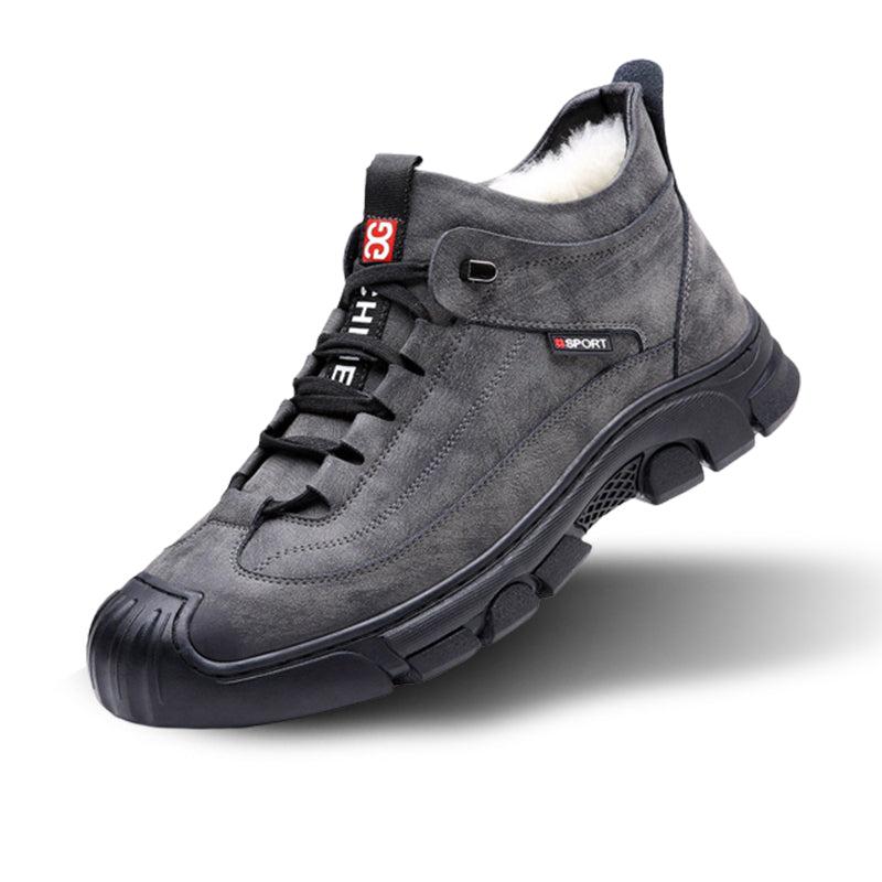 David | Męskie zimowe sneakersy z futerkiem