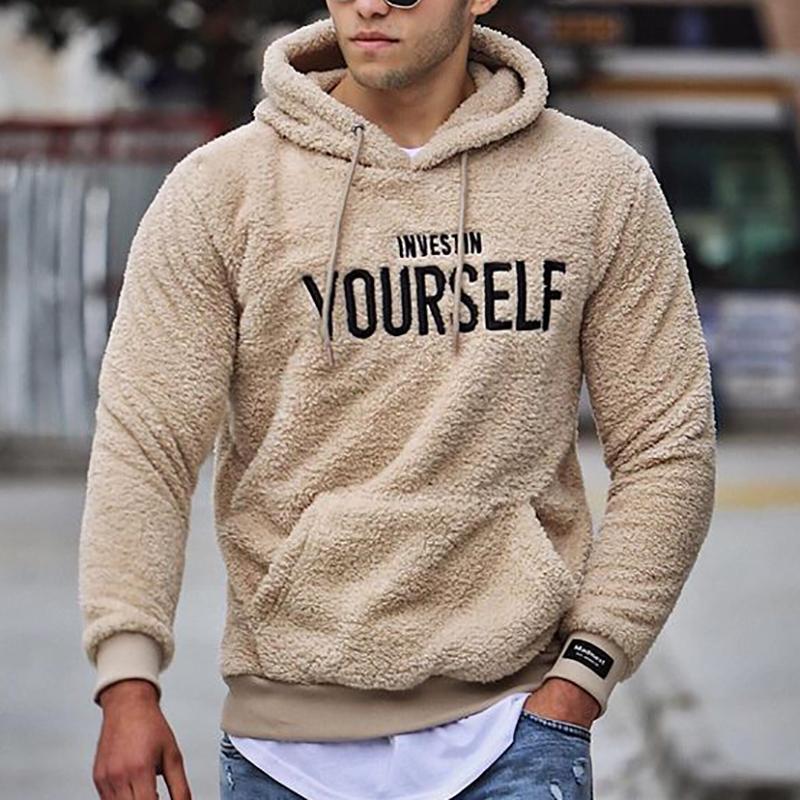 Wełniany hoodie dla mężczyzn