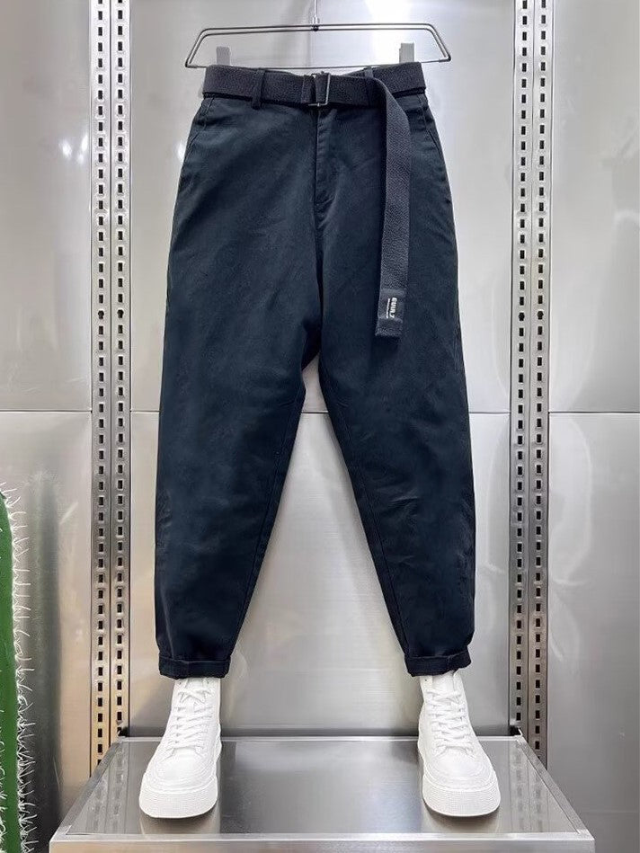Laurent™ | Spodnie Capri z Pasekiem