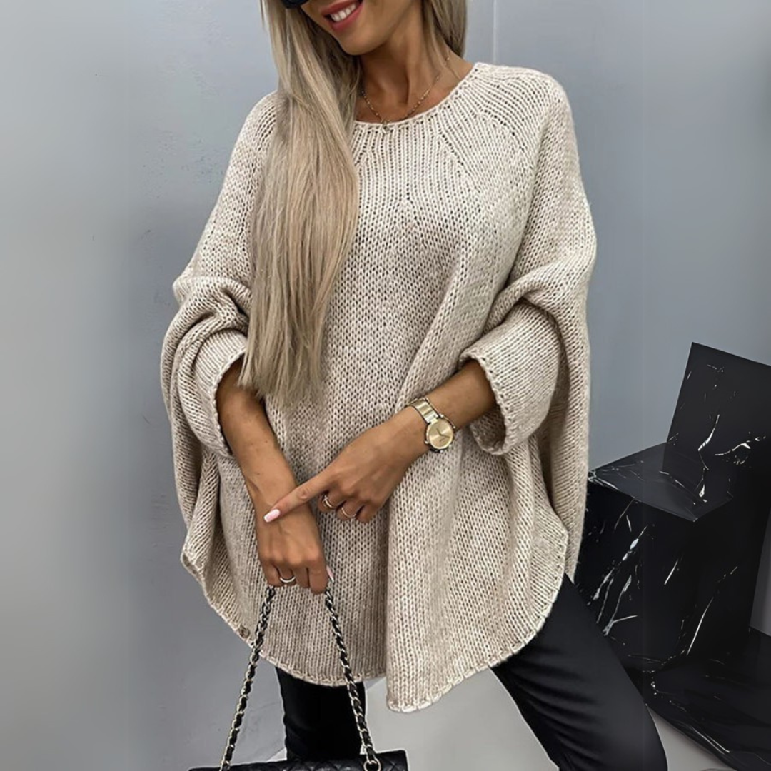 Isabelle | Elegancki Sweter Damski z Okrągłym Dekoltem