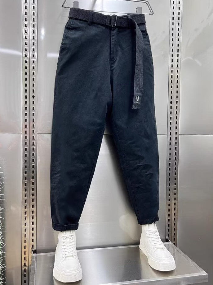 Laurent™ | Spodnie Capri z Pasekiem