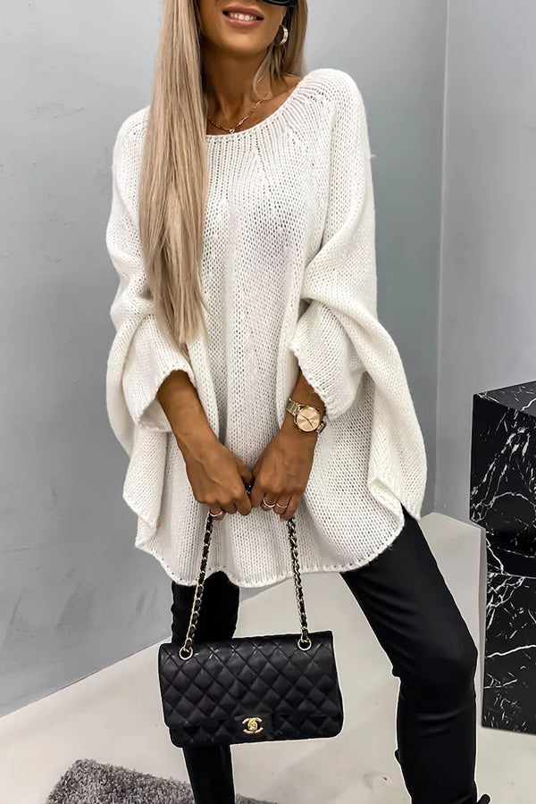 Madani | Sweter Damski Robiony na Drutach
