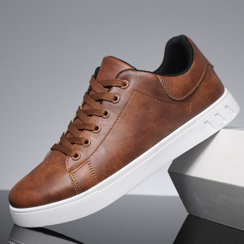 Diesel | Męskie Skórzane Sneakersy