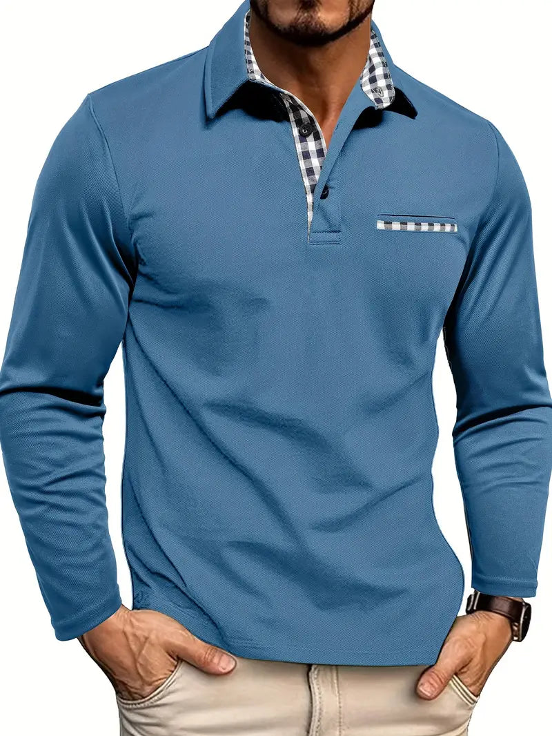 Zarien™ | Koszulka Polo z Długim Rękawem