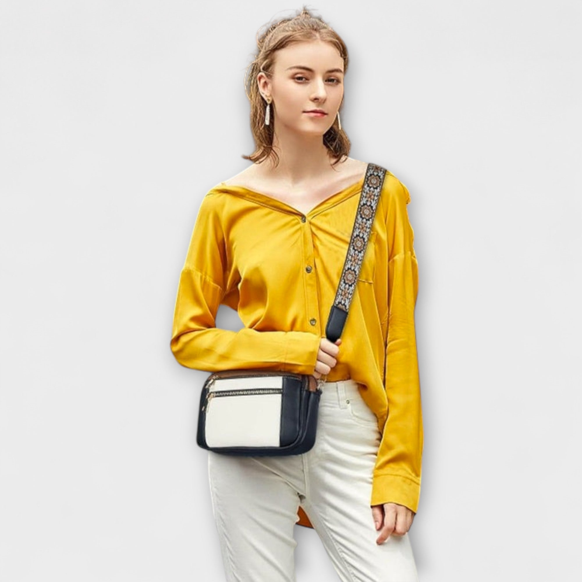 Mira™ | Elegancka Skórzana Torebka na Ramię